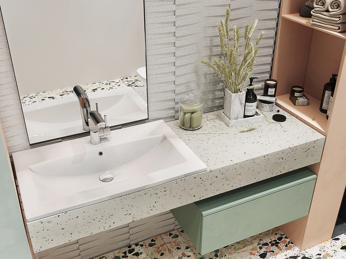 Раковина Santek Элина 75 отверстие под смеситель 1WH501619